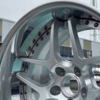 Rines de Aleación de Aluminio Forjado de 2 Piezas, Personalizados de Fábrica, para Autos, de 18-22 Pulgadas, 5x100, 40mm 30mm, Acabado Cromado, Diseño Cóncavo, Nuevos para Autos de Pasajeros