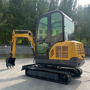 Crawler <strong>type</strong> mini <strong>excavator</strong> with strong power and low fuel consumption, optimized for earthwork excavation in mining operations - Product Image 3