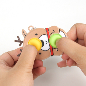 2026 New Christmas Gift Toys Fidget Keychain, Finger <b>Stress</b> Relief Toy Key <b>Ring</b> - Product Image 3