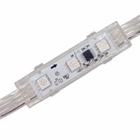 Luz Puntual Lineal LED XQD, RGBW a Todo Color, 24V, 6000K, Luz Diurna, IP68, PVC, 5 Años de Garantía, CRI90, Ángulo de Haz de 150°, para Pared Exterior