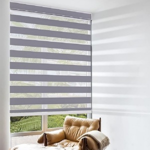 Popular Electric <span class=keywords><strong>Zebra</strong></span> Shade para persianas opacas para el hogar y la habitación con diseño de cebra plisado - Product Image 5