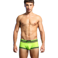 Bóxer de poliéster y elastano para hombre, ropa interior transpirable de secado rápido, OEM