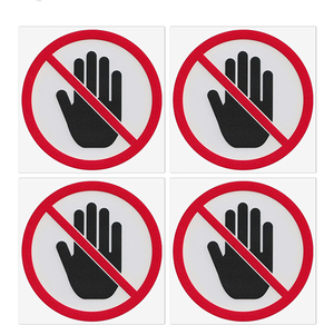 Custom <strong>Transparent</strong> Do Not Touch Sticker Waterproof Door Window <strong>Sign</strong> Stickers <strong>Warning</strong> Labels Do Not Touch Caution Sticker <strong>Sign</strong>
