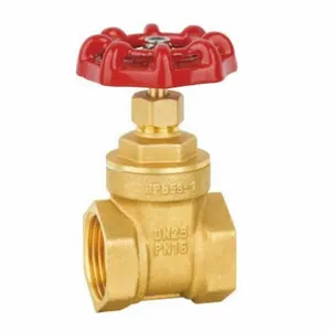 Brass Van cổng ren kiểm soát nước xoắn ốc cống