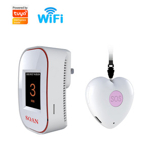 Sonnette sans fil intelligente Graffiti WiFi avec écran, bouton SOS d'urgence, capable de traverser les murs et utilisable à longue distance - Product Image 4