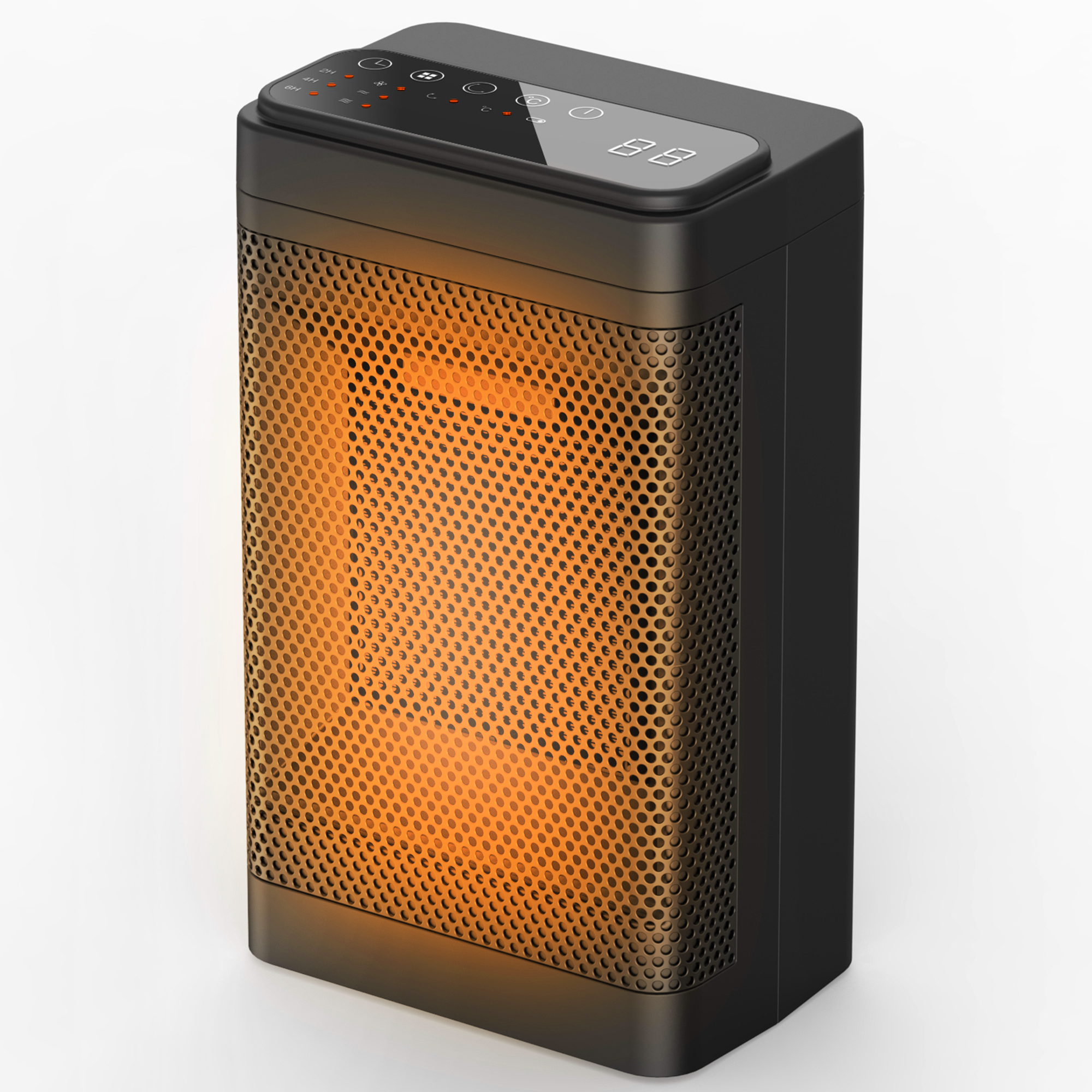 Портативный электрический керамический обогреватель с положительным температурным коэффициентом нагрева помещений, американская и европейская вилка, 1500 Вт, обогреватель теплого воздуха, электрический обогреватель помещений