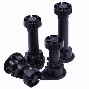 Durable PP Plastic <b>Adjustable</b> <b>Table</b> <b>Legs</b> for Kitchen Dining Room Bedroom Modern Black Furniture Feet - Product Image 2