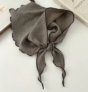 Bavaglino Quadrato Personalizzato a Pois in Poliestere per <span class=keywords><strong>Neonati</strong></span> e Bambini - Product Image 5