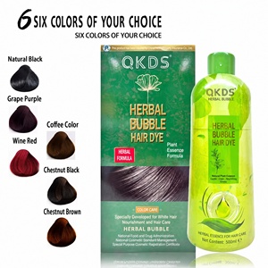 <span class=keywords><strong>Tinta</strong></span> <span class=keywords><strong>per</strong></span> <span class=keywords><strong>Capelli</strong></span> in Mousse Effetto Shampoo Facile da Usare, <span class=keywords><strong>6</strong></span> Colori, Semi-Permanente, Colorazione Istantanea a Bolle, OEM - Product Image 2