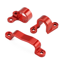 NICECNC Klem Panduan Selang Rem Sepeda Motor untuk Honda CRF 450R 450X 250R CRF450R CRF450X CRF250R 2010-2013 2012 Aksesori