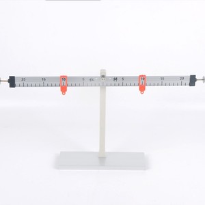 Règle à levier et support ; levier en alliage d'aluminium ; levier en aluminium ; équilibre mécanique ; expérience de physique ; instrument de physique. - Product Image 1