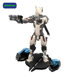 MocメカロボットアクションフィギュアMOCセットビルディングブロックキット子供用おもちゃキッズギフトおもちゃ555PCSレンガメカ