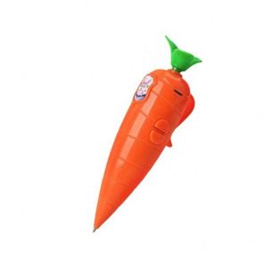Stylo enregistreur vocal en forme de carotte, motif animal mignon, stylo bille compact en résine pour étudiants, papeterie tendance - Product Image 1