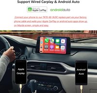 Décodeur d'interface Road Top pour Mazda 3 Mazda3 2014-2018 Apple CarPlay Android Kit de rénovation automatique convient pour Mazda