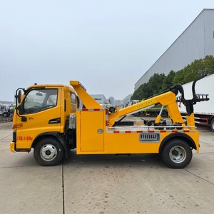 Mini-camion de dépannage 4x2 avec grue et élévateur sous châssis, véhicule de récupération de 3 tonnes pour le sauvetage en cas d'accident - Product Image 5