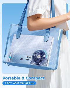 พัดลมพ่นหมอกแบบพกพา 180 พับได้ พ่นละอองน้ำแบบมือถือ 3 ระดับความเร็ว ถังน้ำ 30 มล. ชาร์จ USB ได้ สายคล้องคอ พกพาสะดวก - Product Image 5