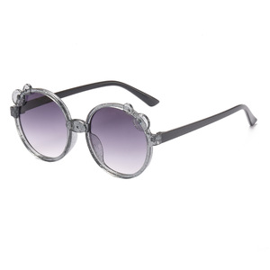 2023 Children Round Transparent <strong>Frame</strong> Sunglass <strong>Baby</strong> Girl Retro UV400 Cute Sunglasses for Kids - Product Image 4