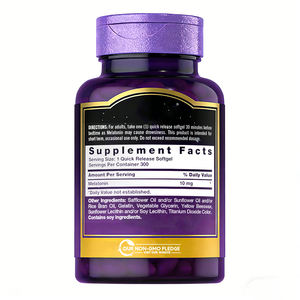 Cápsulas de melatonina de alta calidad de marca privada para un sueño saludable y relajante, ayudan a conciliar el sueño y a mantenerse dormido, cápsulas blandas. - Product Image 2