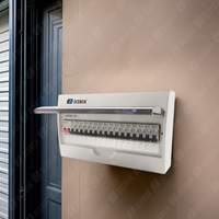 ZCEBOX - Caja de Distribución Eléctrica Impermeable de 6-18 Vías con Interruptor de Circuito