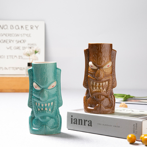 Custom <strong>Easter</strong> Land Themed Classic Barware Porcelain 3D Tiki <strong>Mugs</strong> Cocktail Cup Ceramic Hawaii Tiki <strong>Mug</strong> Ceramic Beer <strong>Mug</strong> - Product Image 1