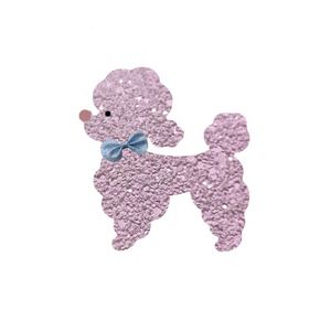 Lindo Animal Niños Accesorios para el cabello Brillo Caniche Pinzas para el cabello 5cm Tamaño pequeño Perro Niñas Accesorios para el cabello - Product Image 4