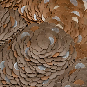 TY <span class=keywords><strong>ART</strong></span> SPACE Arte Murale 3D in Pelle/Madreperla con <span class=keywords><strong>Collage</strong></span> e Dipinti, Supporto Personalizzato per Progetti di Alta Gamma per Case e Hotel - Product Image 4