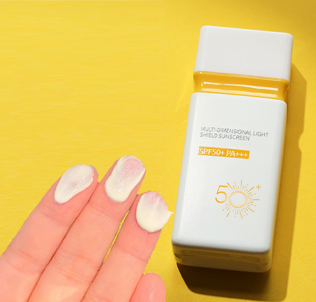 Custom Face Body SPF 50 Sunscreen Lotion Broad Spectrum UVA UVB Protection Oil-Free Fast-Absorbing Sunscreen Lotion 30ml