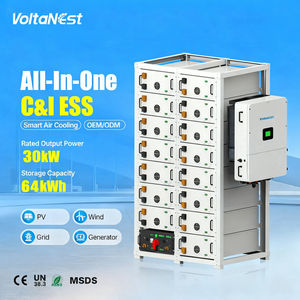 <span class=keywords><strong>Kit</strong></span> de Paneles Solares VoltaNest de 64 kWh, Batería LiFePO4 de 30 kW, Montaje en Rack, Sistema de Almacenamiento de Energía Comercial e Industrial Todo en Uno - Product Image 1