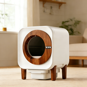 Litière automatique pour <span class=keywords><strong>chat</strong></span> 75L autonettoyante silencieuse anti-pincement pour chats, usage intérieur et toilettage - Product Image 5