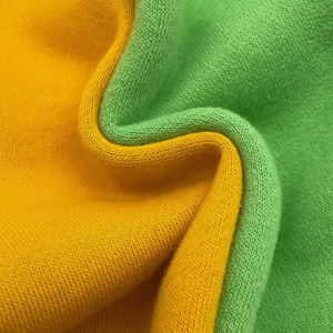 Tissu éponge français cramoisi en coton 65% coton 35% Polyester un côté brossé 3 polaire tricoté éponge pour rideaux de vêtements pour garçons - Product Image 1