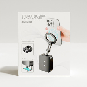 Portable Multi-Functional Magnetic Phone Holder New Travel-friendly <b>Desktop</b> <b>Stand</b> for Mobile Phones - Product Image 2