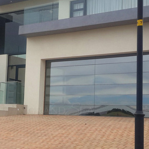 <span class=keywords><strong>Porte</strong></span> <span class=keywords><strong>de</strong></span> <span class=keywords><strong>garage</strong></span> moderne à vue panoramique, 10 m <span class=keywords><strong>de</strong></span> large, en aluminium sans cadre, avec verre empilable, pour villa, ouverture <span class=keywords><strong>automatique</strong></span> - Product Image 6