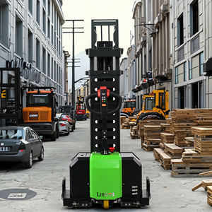 Apiladores Eléctricos Duraderos de 1.5 Toneladas, Alta Altura de Elevación, Neumáticos Antideslizantes, Uso Seguro, Montacargas - Product Image 1