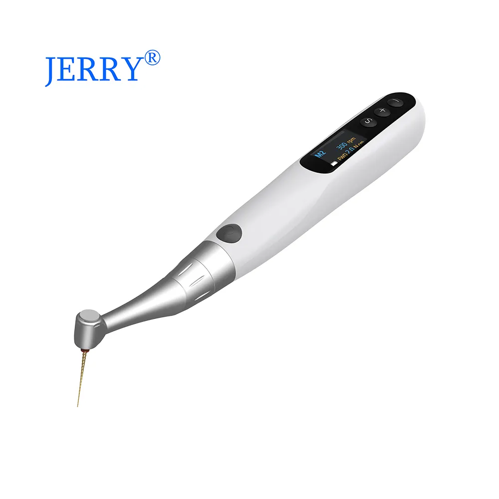 Jerry medical 2 in 1 Dental endo motor root canal measure and treatment machine with 1:1 contra angle