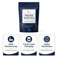 Thé Herbal Minceur Nuit 5g x 20 Sachets Pyramidaux – Brûle-graisses et Soutien Métabolique Nocturne – Durée de Conservation 12 Mois