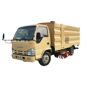 日本ブランド1SUZU 8000kg 10000kgブラシ下水道道路清掃トラック水タンク真空ストリートスイーパー販売用