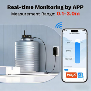TLC2502 Tuya-fähiger Intelligenter Tanksensor WiFi Ultraschall-Füllstandsmesser für Wasser-, Öl-, Flüssigkeits- und Feststoffbehälter-Überwachung mit Hoch-Niedrig-Alarm - Product Image 2
