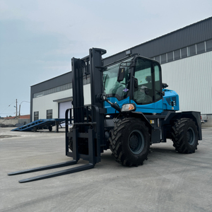 Carretilla elevadora articulada de combustión interna 4x4 de 3,5 T con altura de elevación de 3m para construcción y Lumberyard 1 año de garantía - Product Image 2