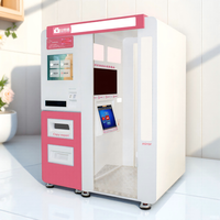 Cabina de Fotos Personalizada, Impresora de Fotos para Pasaporte, Máquina Expendedora, Software de Proveedor de Alta Tecnología Remoto, Logotipo, Máquina de Fotos