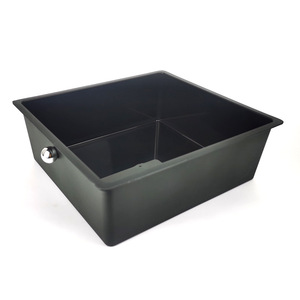 Boîte de rangement pour tiroir Xiu Fen, organiseur de quincaillerie, 324 mm x 298 mm, en plastique noir, accessoire de bureau - Product Image 2