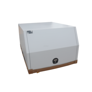 Auvent de camionnette entièrement fermé sur mesure en alliage d'aluminium avec porte latérale verrouillable, auvent rigide pour camionnette, dimensions, couleur et disposition personnalisées - Product Image 1