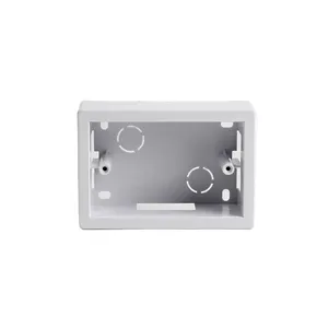 JOHNN 3x6, interruptor de pared eléctrico de plástico Pvc, toma de corriente, caja de interruptor de empalme