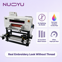 Nouvelle imprimante UV DTF pour broderie 300 mm, machine de transfert automatique pour sacs, sangles, toiles et étiquettes, tête unique, encre extérieure, certifiée CE