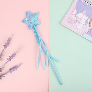 Linda varita de lentejuelas con forma de estrella de cinco puntas y mariposa, juguete educativo de plástico para niños, accesorios para fiestas y actuaciones. - Product Image 3