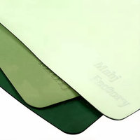 Tapis de Mahjong en Cuir avec Bords Cousus, Tapis de Jeu de Société de Voyage, Résistant aux Taches, Noir, Marron, Vert, Rouge, Bleu, Cuir PU, Oh My Mahjong