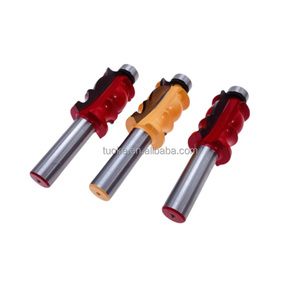 TUOKE Woodworking Cutter <strong>Tools</strong> <strong>CNC</strong> <strong>Router</strong> <strong>Bits</strong> Shank 12mm Carbide for Milling Cutter Wood Interest Moulding <strong>Bit</strong> - Product Image 1