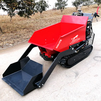 Lnadward Großhandel Mini-Dumper EPA Top-Angebot Kleiner Raupenkipper für den Heimgebrauch EURO 5 Selbstladender Rad-Mini-Dumper 500 kg