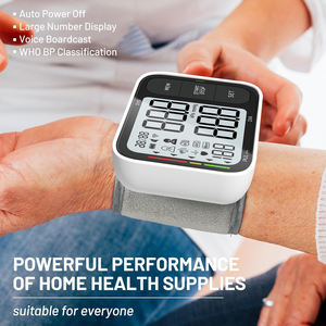 कारखाने की कीमत रिचार्जेबल कलाई बीपी मॉनिटर 24 घंटे आवाज इलेक्ट्रॉनिक डिजिटल कलाई रक्तचाप मॉनिटर - Product Image 4