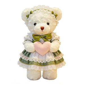 Mini ours en peluche personnalisé 2026 avec robe, ours en peluche marron pour enfants et cadeaux pour adultes - Product Image 4