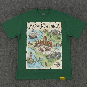 เสื้อยืดโอเวอร์ไซส์ทรงหลวม คอกลม แขนสั้น พิมพ์ลายผ้าฝ้าย สไตล์ฮิตจาก Wish สำหรับผู้ชาย รับสั่งพิมพ์ลายตามต้องการ ไซส์ L - Product Image 5